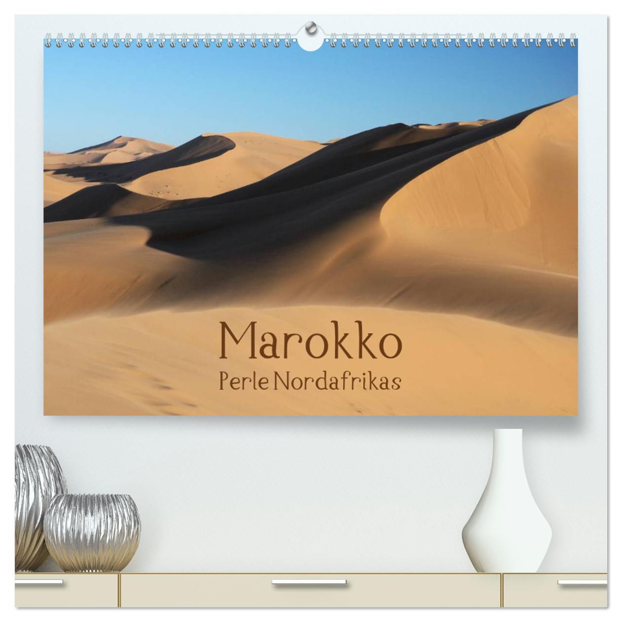 Kalendár/Diár Marokko ? Perle Nordafrikas / CH-Version (hochwertiger Premium Wandkalender 2024 DIN A2 quer), Kunstdruck in Hochglanz 