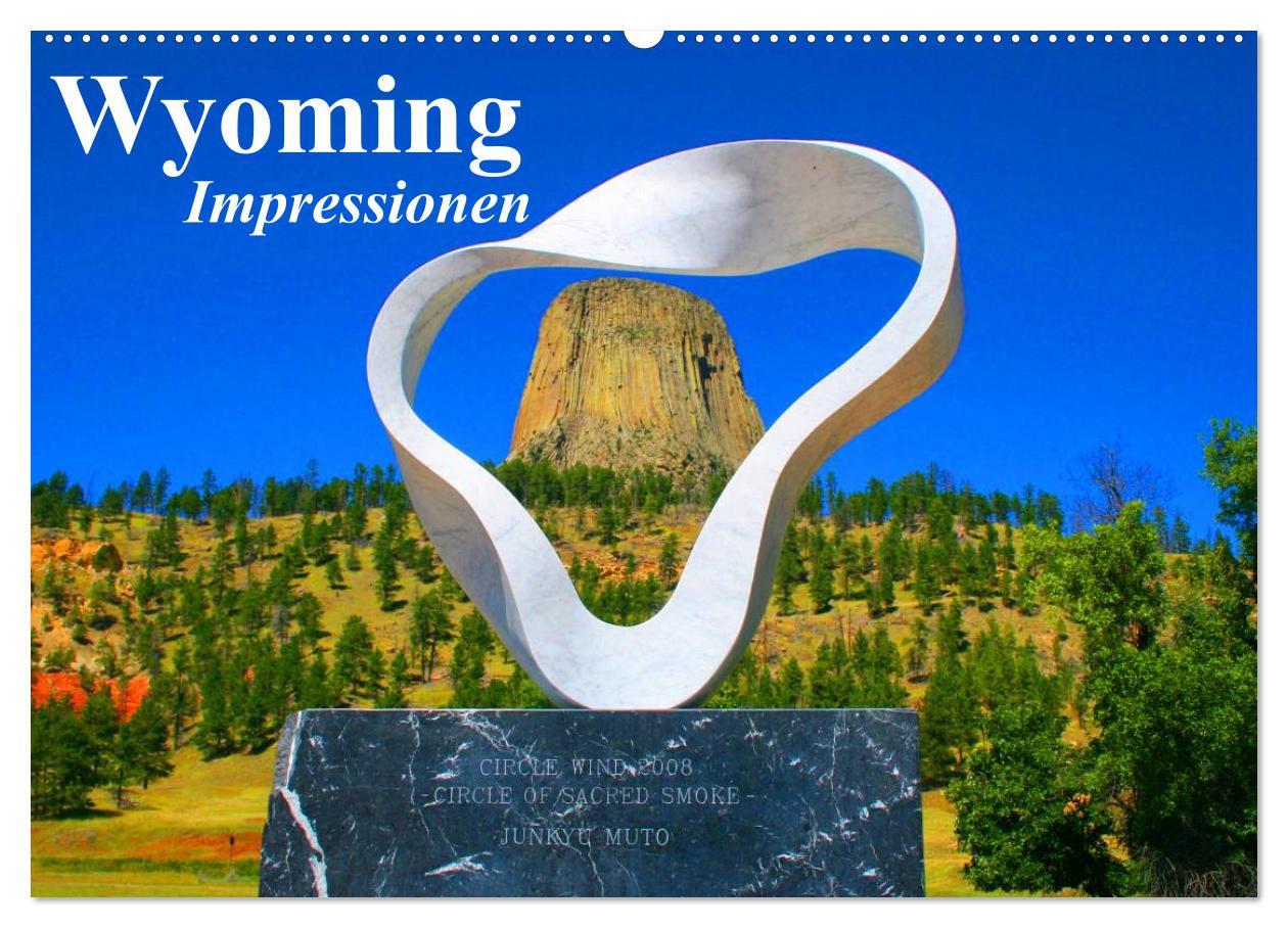 Kalendar/Rokovnik Wyoming ? Impressionen (Wandkalender 2024 DIN A2 quer), CALVENDO Monatskalender 