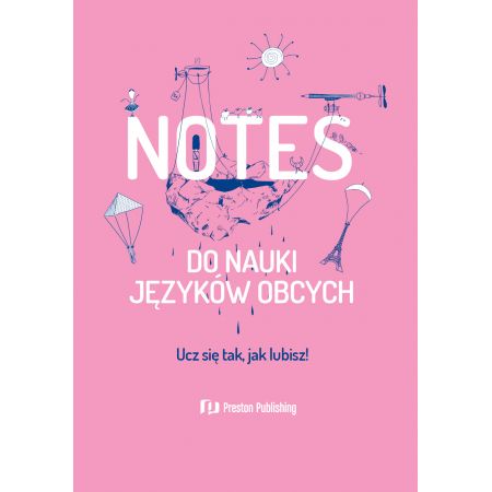 Książka Notes do nauki języków obcych (różowa okładka) 