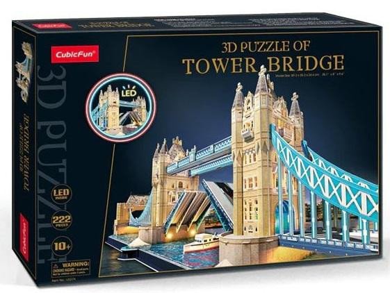 Hra/Hračka Puzzle 3D Tower Bridge LED 