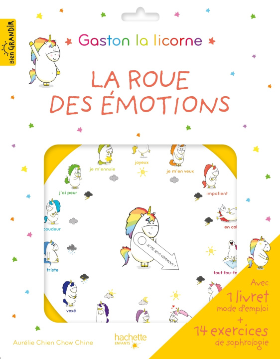 Carte Pochette "La roue des émotions de Gaston" 