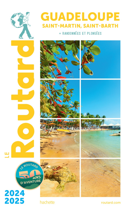 Carte Guide du Routard Guadeloupe 2024/25 