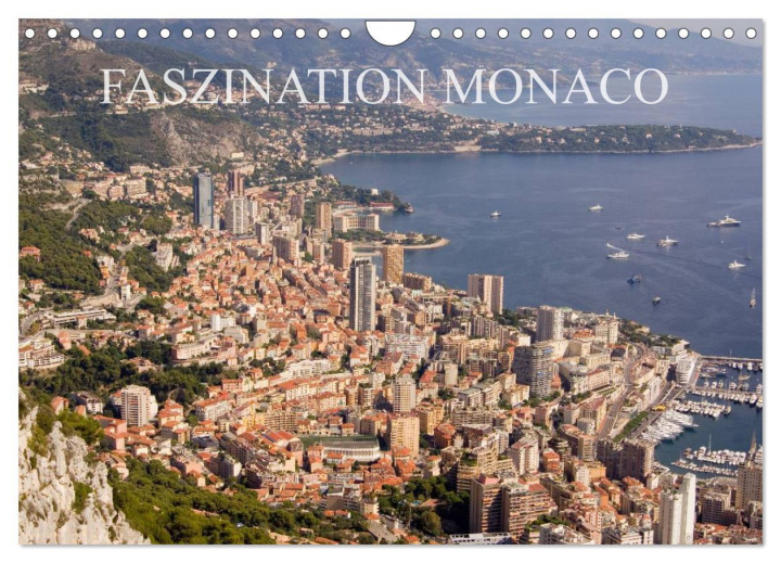 Calendar / Agendă Faszination Monaco (Wandkalender 2024 DIN A4 quer), CALVENDO Monatskalender 