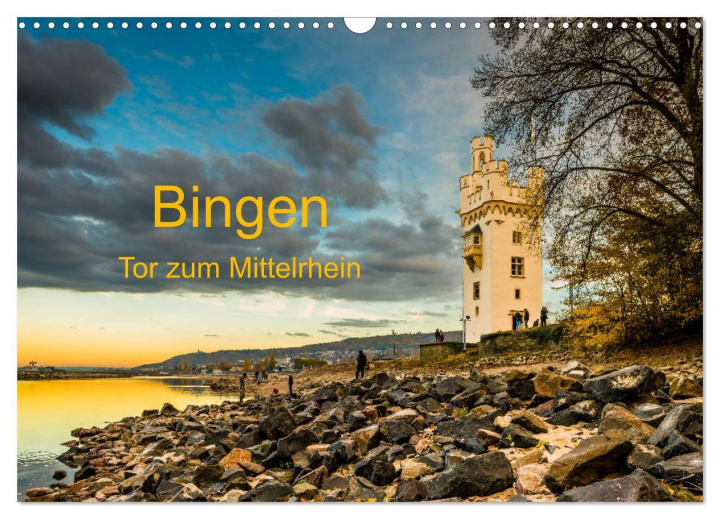 Kalender/Terminbuch Bingen - Tor zum Mittelrhein (Wandkalender 2024 DIN A3 quer), CALVENDO Monatskalender 