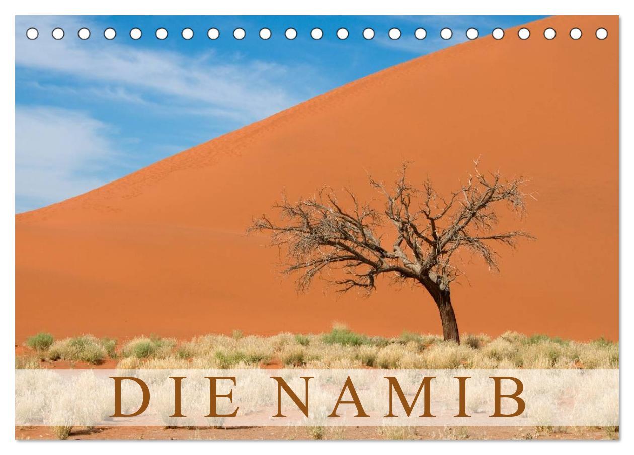 Kalendář/Diář Die Namib (Tischkalender 2024 DIN A5 quer), CALVENDO Monatskalender 