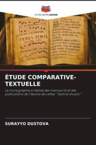 Knjiga ÉTUDE COMPARATIVE-TEXTUELLE SURAYYO DUSTOVA