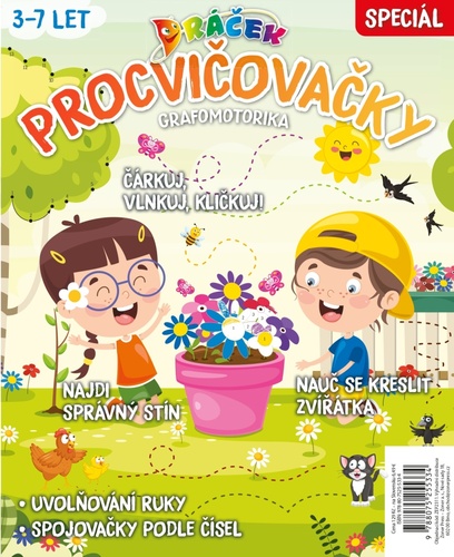 Kniha Dráček speciál Procvičovačky - Grafomotorika kol. autorů