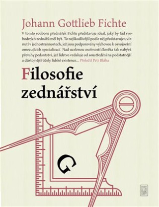 Book Filosofie zednářství Johann Gottlieb Fichte