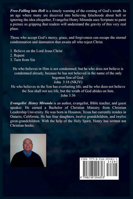 Book Free-Falling Into Hell Henry Perez Miranda