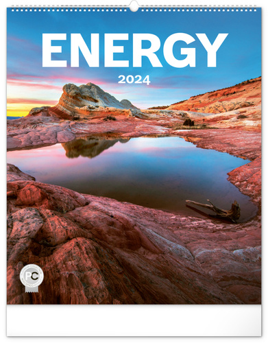 Naptár/Határidőnapló Energie 2024 - nástěnný kalendář 