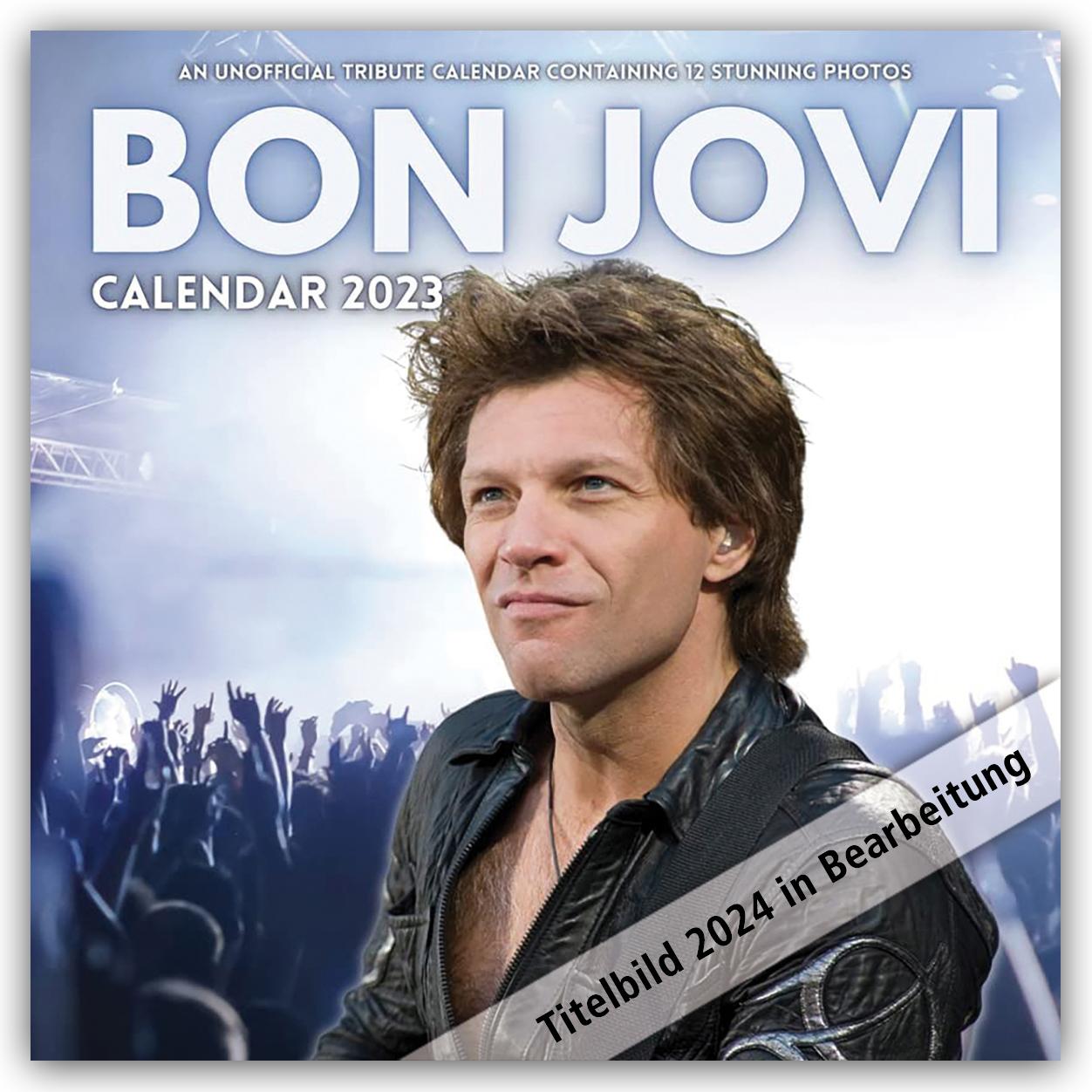 Kalendar/Rokovnik Bon Jovi - Offizieller Kalender 2024 