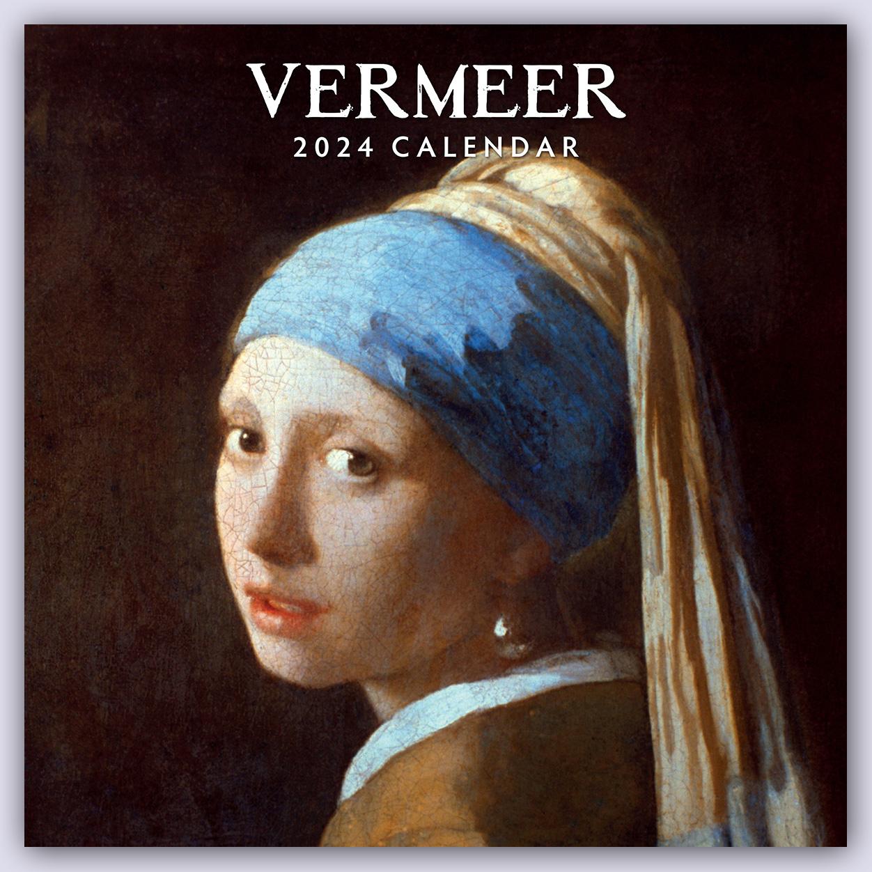 Naptár/Határidőnapló Vermeer - Jan Vermeer 2024 - 16-Monatskalender 