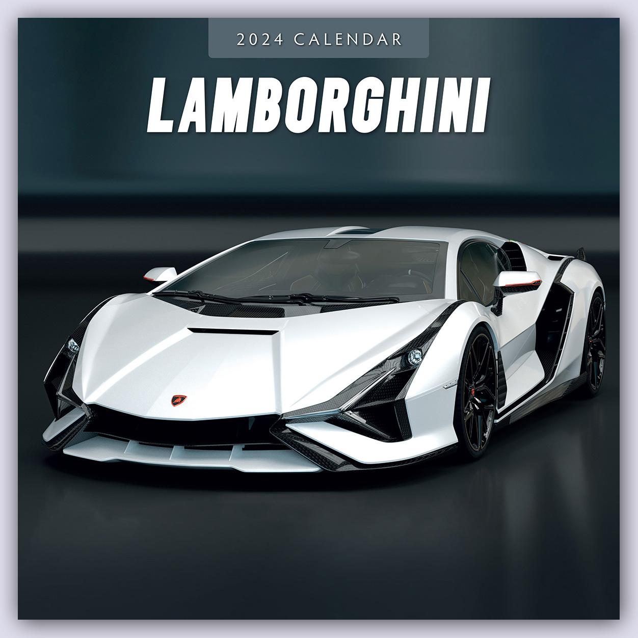 Kalendář/Diář Lamborghini 2024 - 16-Monatskalender 