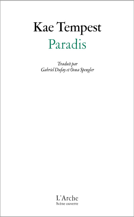 Kniha Paradis Kae Tempest