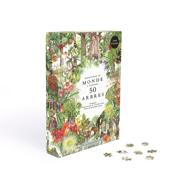 Könyv NED Puzzle - Découvrir le monde à travers 50 arbres 