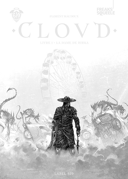 Книга Clovd T1 : Le Corbeau et Isatis (noir et blanc) Maudoux Florent
