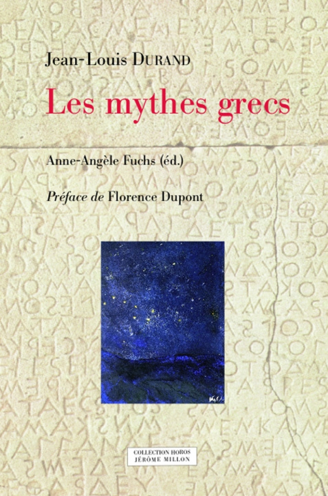 Knjiga Mythes grecs Jean-Louis DURAND