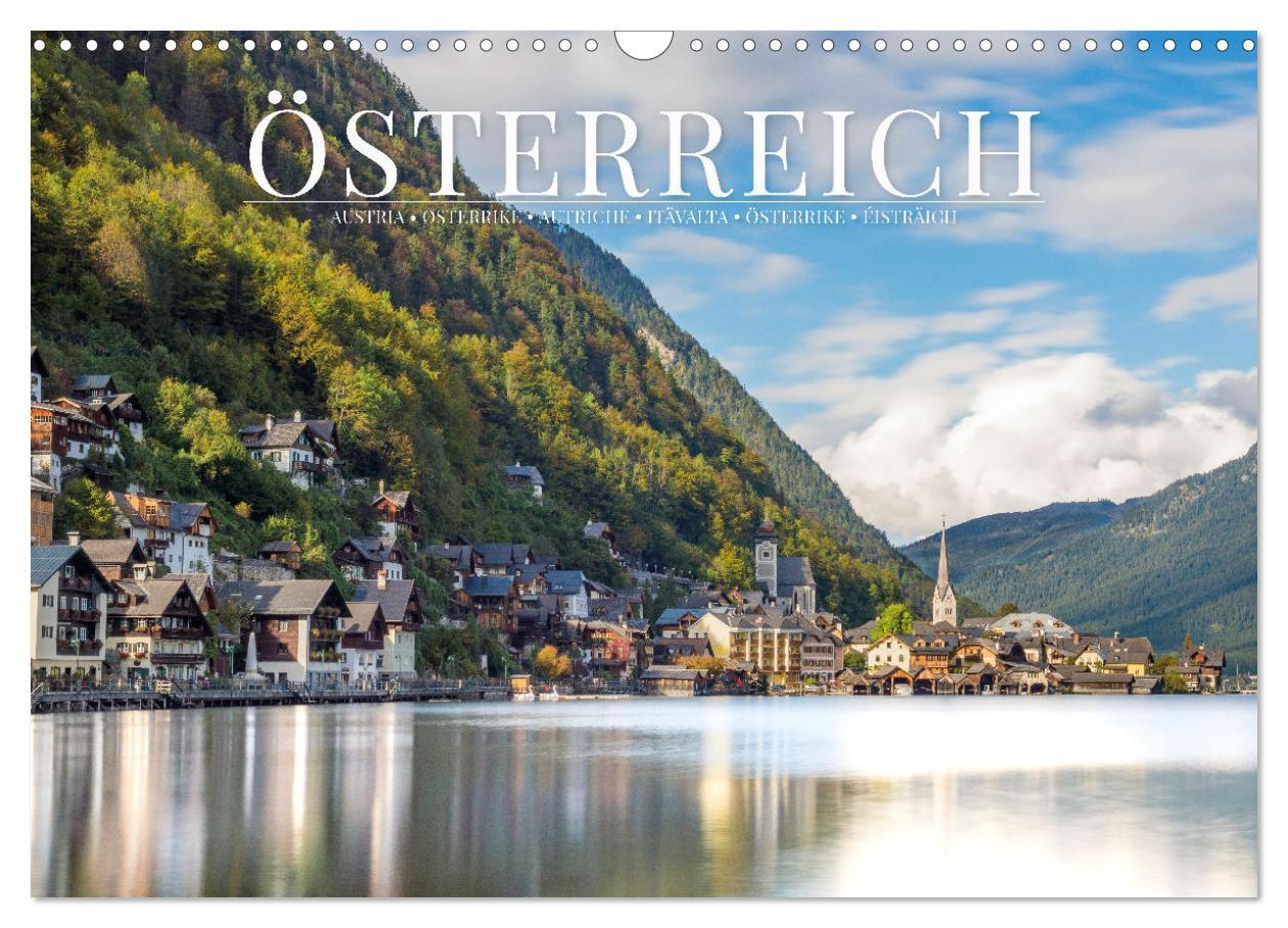 Kalendář/Diář Alpenland Österreich (Wandkalender 2024 DIN A3 quer), CALVENDO Monatskalender Benjamin Lederer