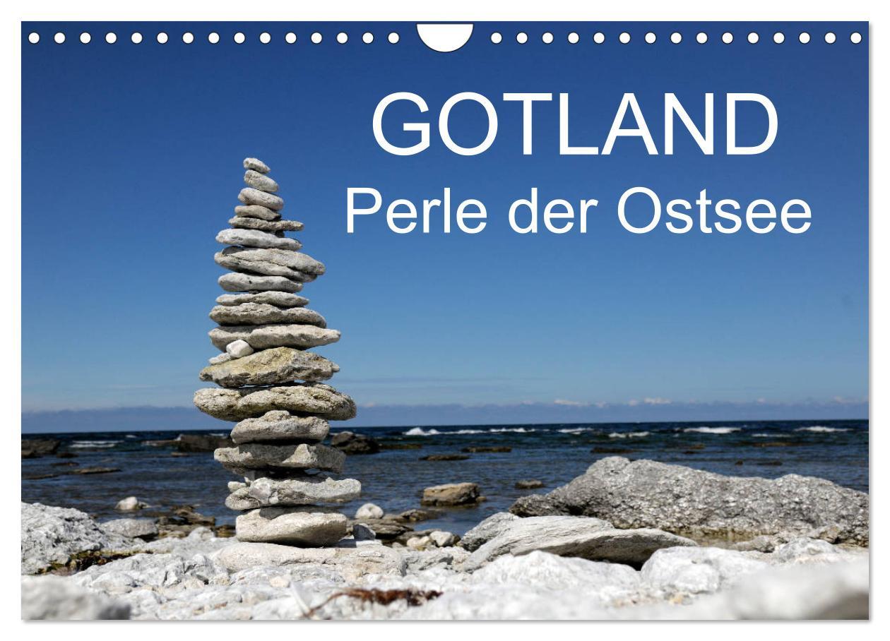 Naptár/Határidőnapló Gotland - Perle der Ostsee (Wandkalender 2024 DIN A4 quer), CALVENDO Monatskalender Helmut Harhaus