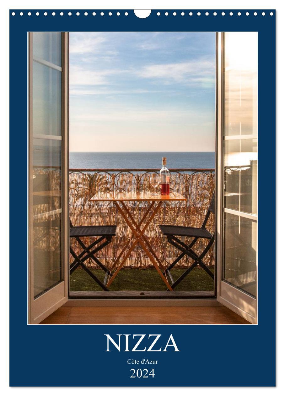 Kalendář/Diář Nizza - Cote d'Azur 2024 (Wandkalender 2024 DIN A3 hoch), CALVENDO Monatskalender Sebastian Rost