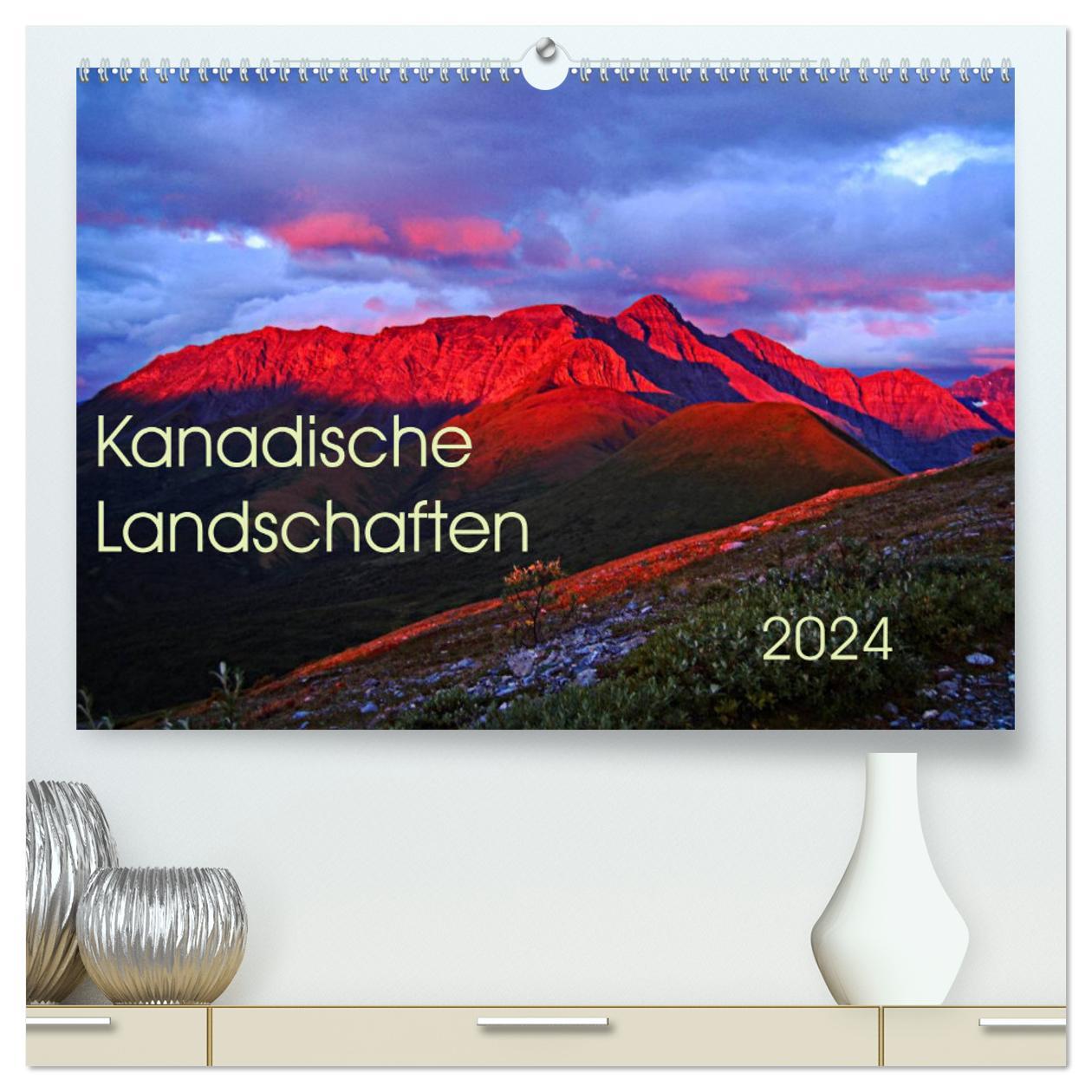 Kalendář/Diář Kanadische Landschaften 2024 (hochwertiger Premium Wandkalender 2024 DIN A2 quer), Kunstdruck in Hochglanz Stefan Schug