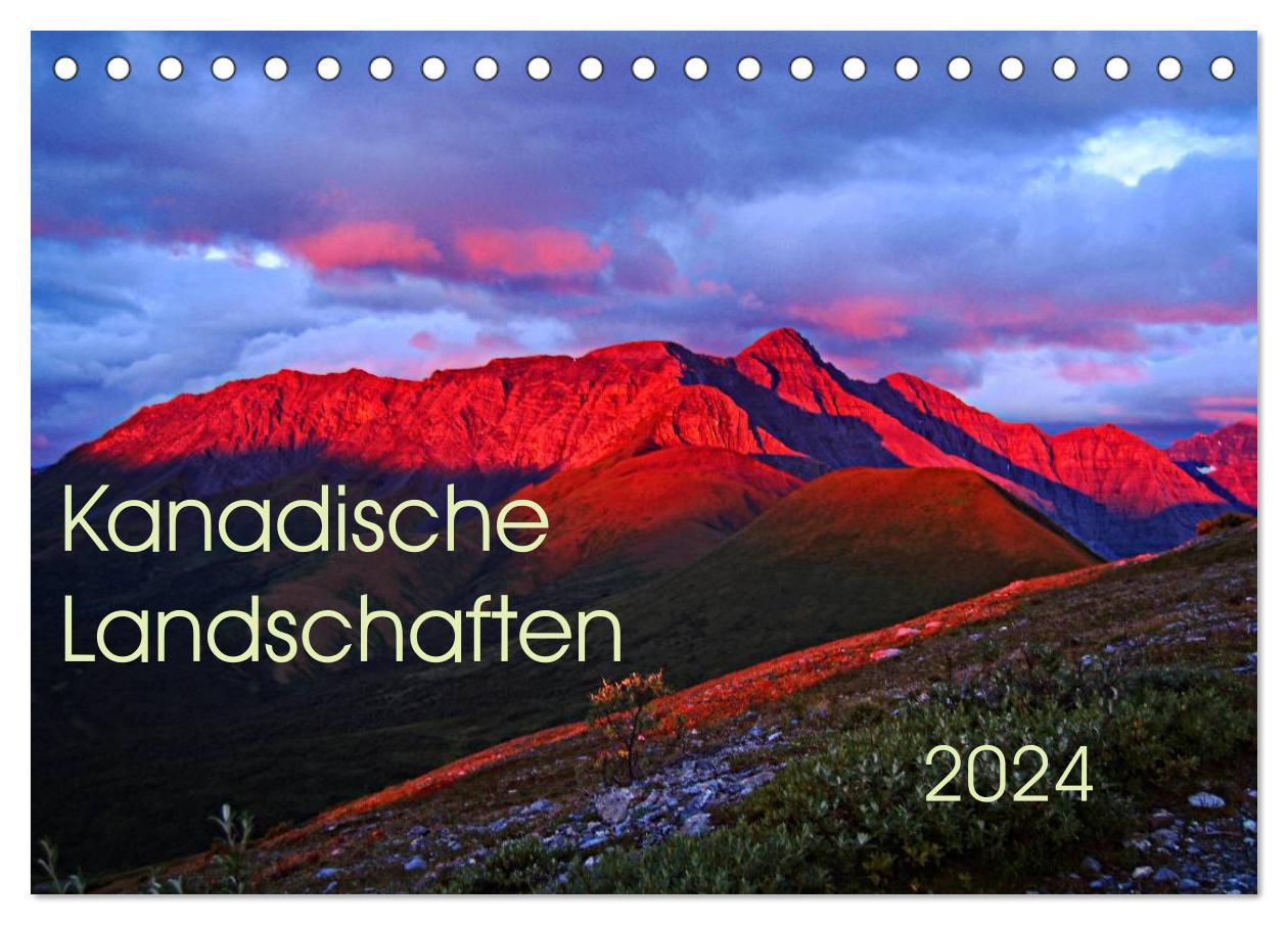 Kalendář/Diář Kanadische Landschaften 2024 (Tischkalender 2024 DIN A5 quer), CALVENDO Monatskalender Stefan Schug