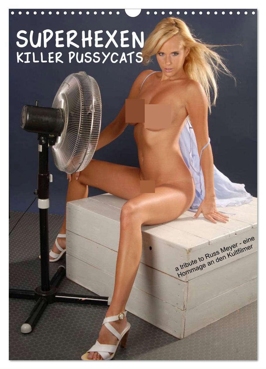 Naptár/Határidőnapló SUPERHEXEN - Killer Pussycats (Wandkalender 2024 DIN A3 hoch), CALVENDO Monatskalender Andy Bull