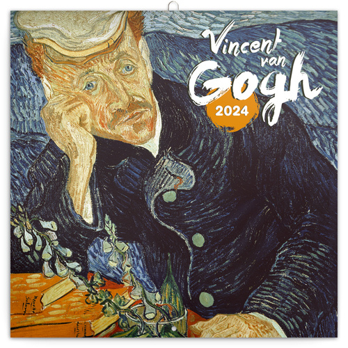 Kalendár/Diár Vincent van Gogh 2024 - nástěnný kalendář 