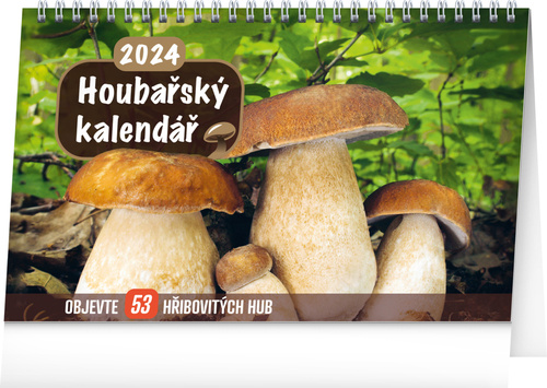 Calendar / Agendă Houbařský kalendář 2024 - stolní kalendář 