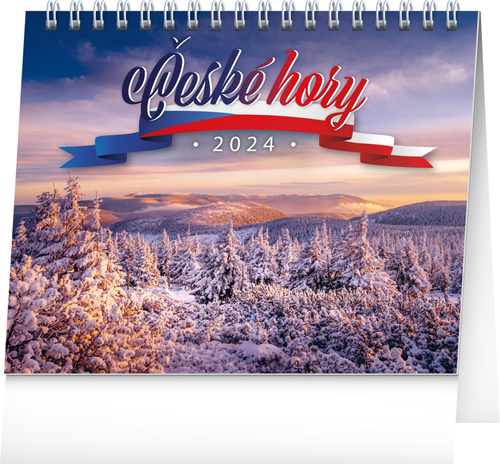 Calendar / Agendă České hory 2024 - stolní kalendář 