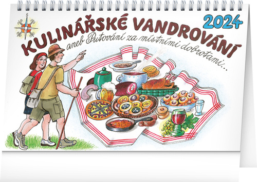 Calendar / Agendă Kulinářské vandrování 2024 - stolní kalendář 