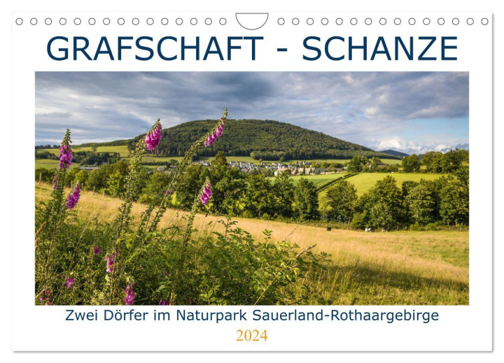 Календар/тефтер Grafschaft - Schanze (Wandkalender 2024 DIN A4 quer), CALVENDO Monatskalender Heidi Bücker