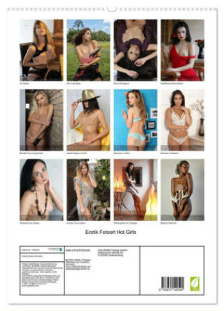 Naptár/Határidőnapló Erotik Fotoart Hot Girls (hochwertiger Premium Wandkalender 2024 DIN A2 hoch), Kunstdruck in Hochglanz Peter Walter