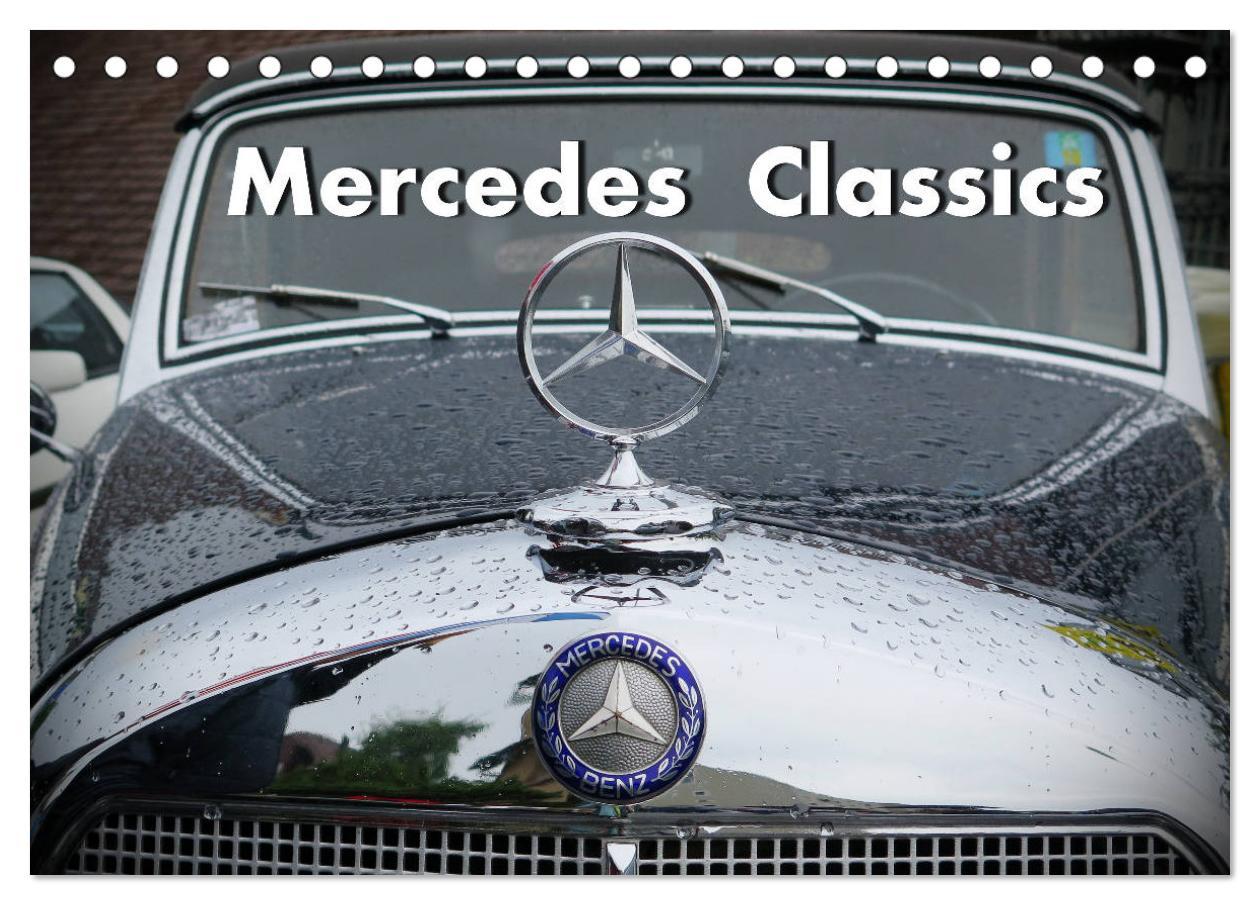 Naptár/Határidőnapló Mercedes Classics (Tischkalender 2024 DIN A5 quer), CALVENDO Monatskalender Arie Wubben