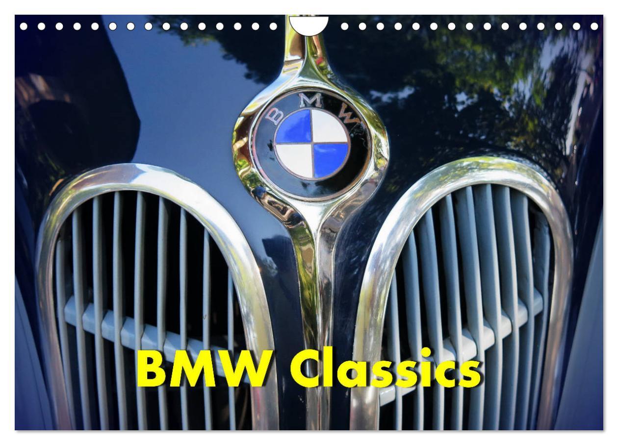 Calendar / Agendă BMW Classics (Wandkalender 2024 DIN A4 quer), CALVENDO Monatskalender Arie Wubben