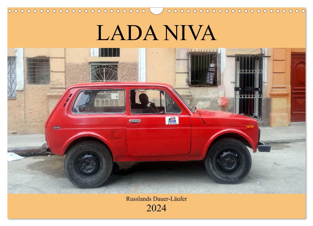 Calendar / Agendă LADA NIVA - Russlands Dauer-Läufer (Wandkalender 2024 DIN A3 quer), CALVENDO Monatskalender Henning von Löwis of Menar