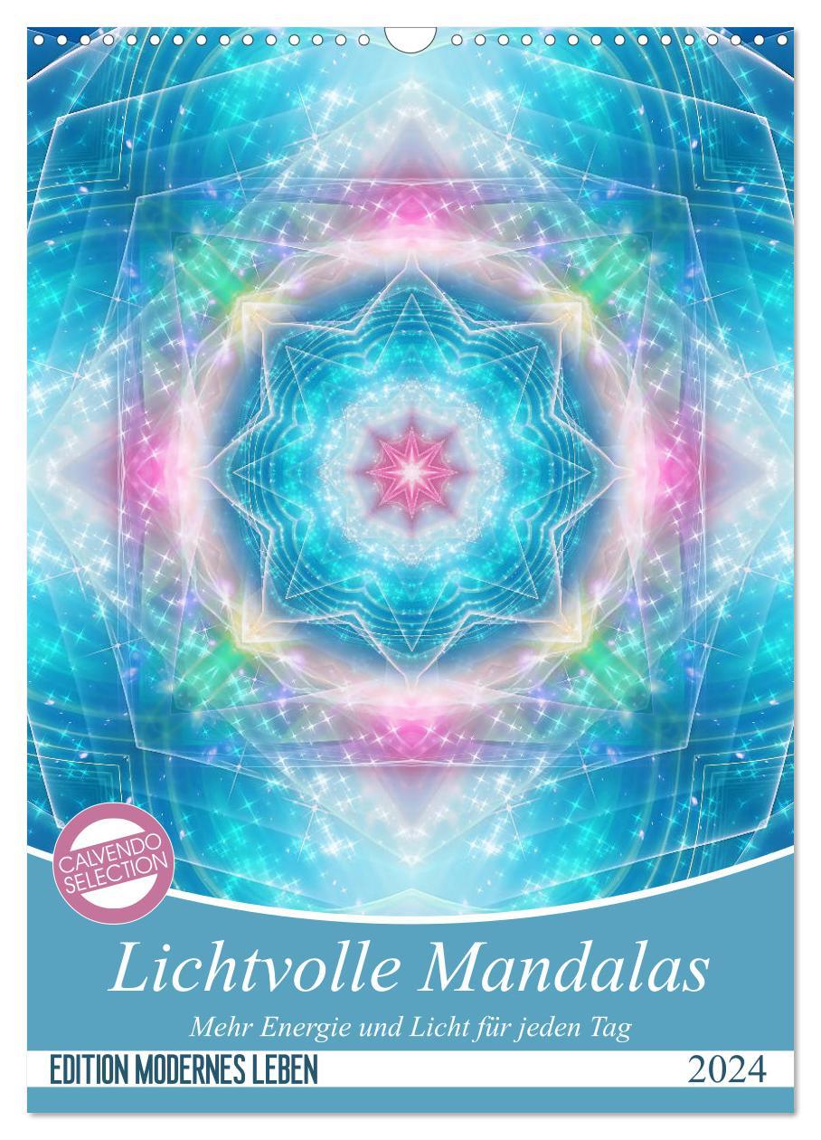 Kalendář/Diář Lichtvolle Mandalas (Wandkalender 2024 DIN A3 hoch), CALVENDO Monatskalender Gaby Shayana Hoffmann