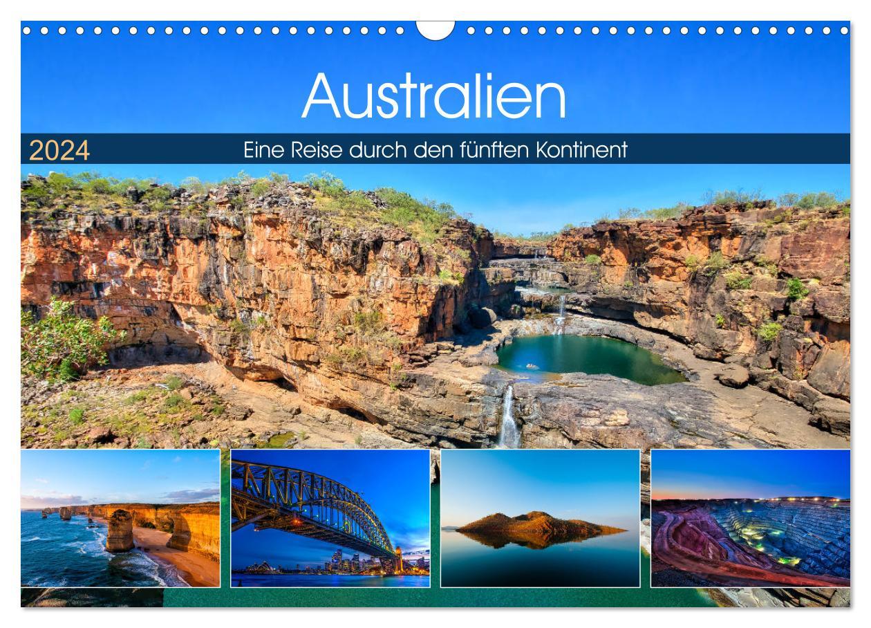 Calendar/Diary Australien - Travel The Gravel (Wandkalender 2024 DIN A3 quer), CALVENDO Monatskalender Martin Sandrock