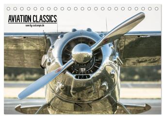 Calendar / Agendă AVIATION CLASSICS seen by custompix.de (Tischkalender 2024 DIN A5 quer), CALVENDO Monatskalender André Becker - Photography