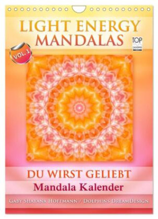Kalendář/Diář Light Energy Mandalas - Kalender - Vol. 1 (Wandkalender 2024 DIN A4 hoch), CALVENDO Monatskalender Gaby Shayana Hoffmann