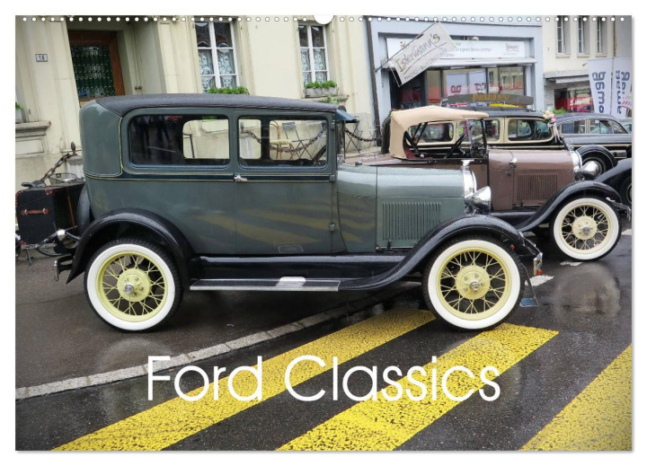 Calendar / Agendă Ford Classics (Wandkalender 2024 DIN A2 quer), CALVENDO Monatskalender Arie Wubben