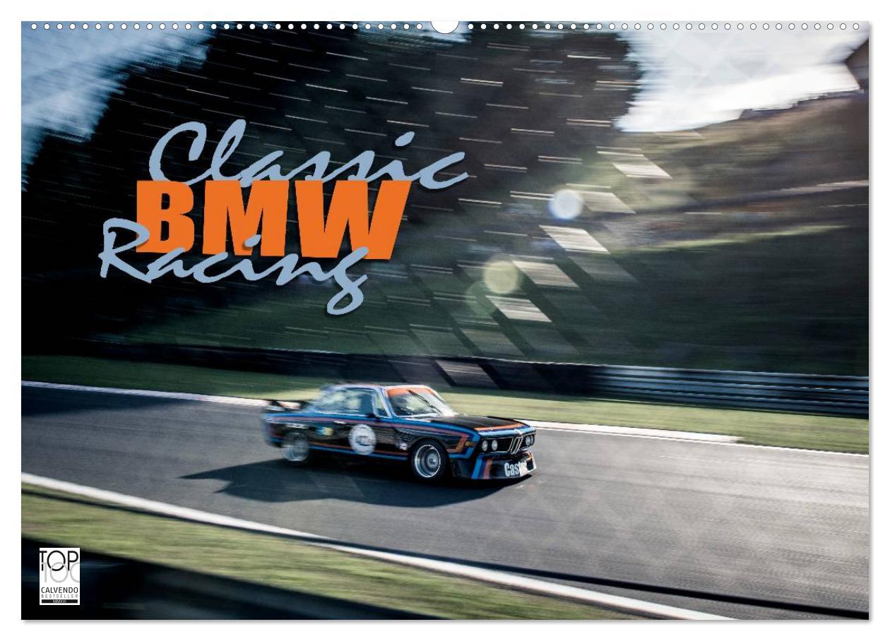 Календар/тефтер Classic BMW Racing (Wandkalender 2024 DIN A2 quer), CALVENDO Monatskalender Johann Hinrichs