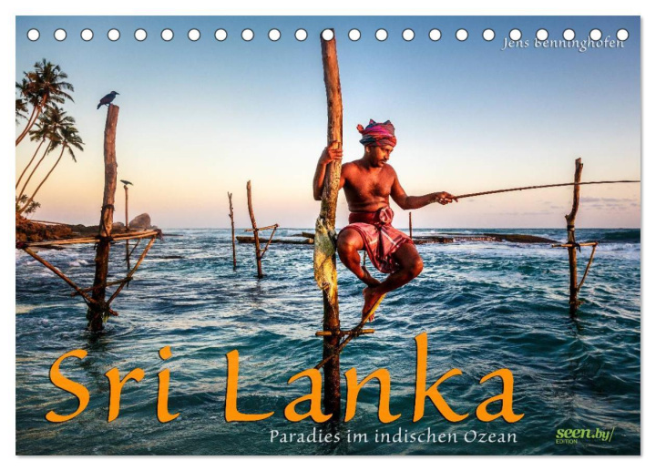 Kalendar/Rokovnik Sri Lanka - Paradies im indischen Ozean (Tischkalender 2024 DIN A5 quer), CALVENDO Monatskalender Jens Benninghofen