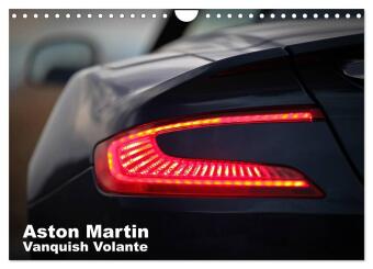 Calendar/Diary Aston Martin Vanquish Volante (Wandkalender 2024 DIN A4 quer), CALVENDO Monatskalender Jürgen Wolff