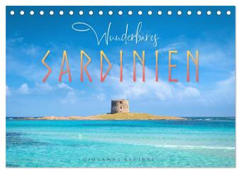 Kalendář/Diář Wunderbares Sardinien (Tischkalender 2024 DIN A5 quer), CALVENDO Monatskalender Giovanni Allievi