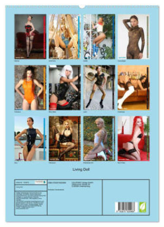 Calendar / Agendă Living Doll - Fetish Flexi Girls (hochwertiger Premium Wandkalender 2024 DIN A2 hoch), Kunstdruck in Hochglanz Andreas Comandante
