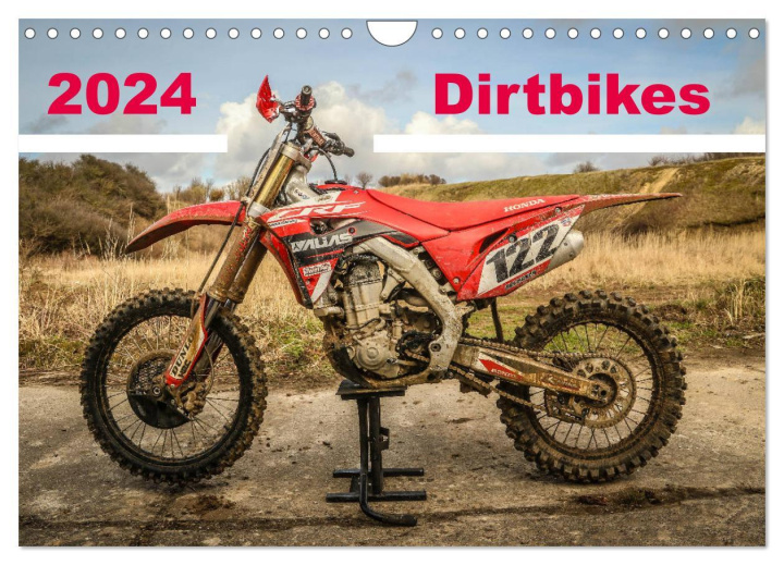 Kalendar/Rokovnik Dirtbikes 2024 (Wandkalender 2024 DIN A4 quer), CALVENDO Monatskalender Arne Fitkau Fotografie & Design
