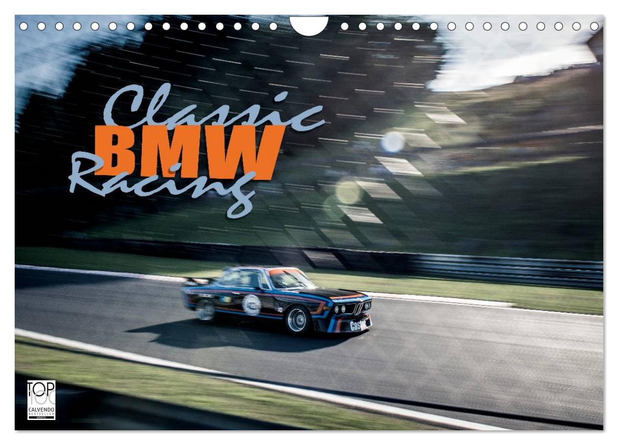 Kalendář/Diář Classic BMW Racing (Wandkalender 2024 DIN A4 quer), CALVENDO Monatskalender Johann Hinrichs