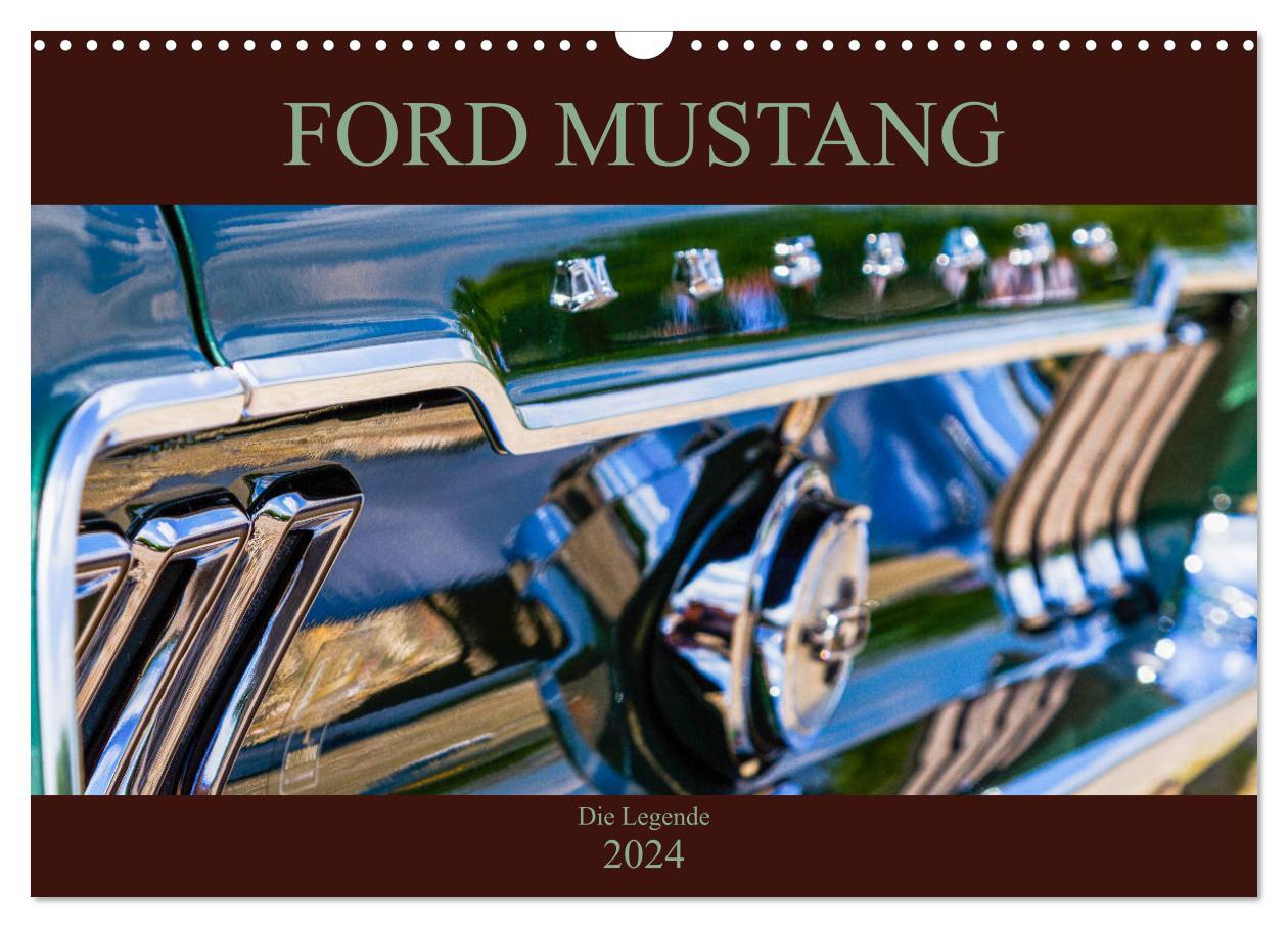 Kalender/Terminbuch Ford Mustang - Die Legende (Wandkalender 2024 DIN A3 quer), CALVENDO Monatskalender Peter Schürholz