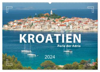 Kalendář/Diář KROATIEN - Perle der Adria (Wandkalender 2024 DIN A2 quer), CALVENDO Monatskalender Mario Weigt